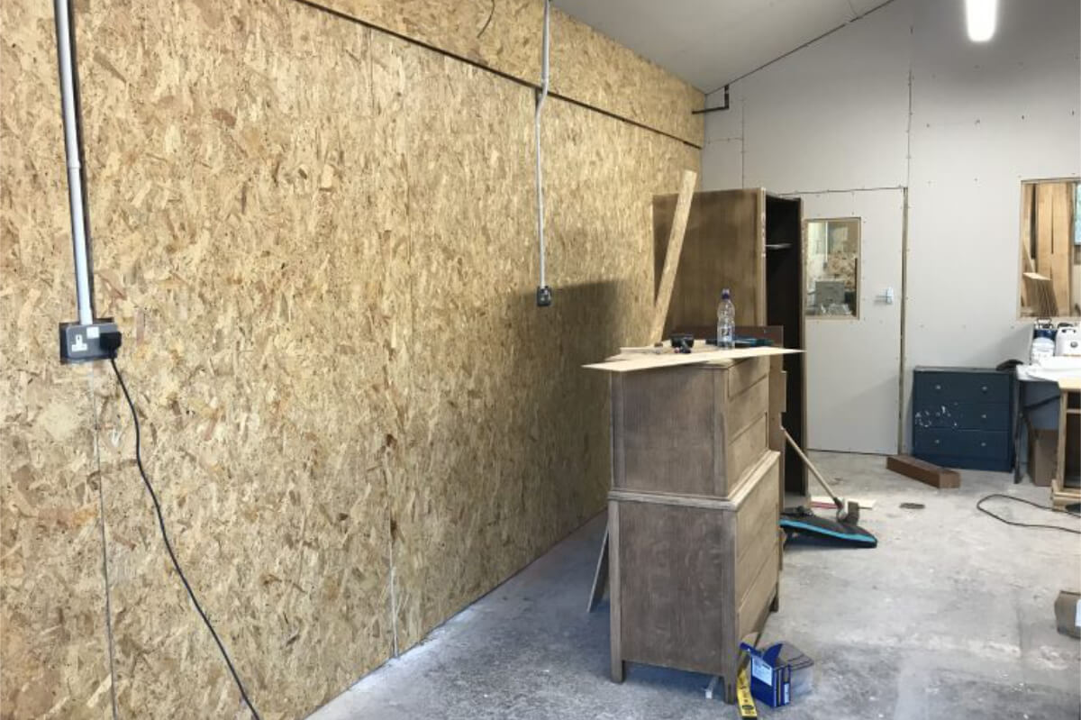 OP Woodcraft's New Workshop Blockley Cotswolds