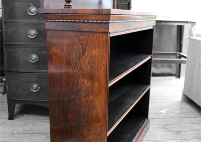 OP Woodcraft French Polished Rosewood Bookcase