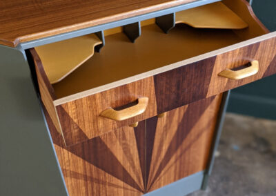 OP Woodcraft Van Dyke Range Redesigned G Plan Corner Desk