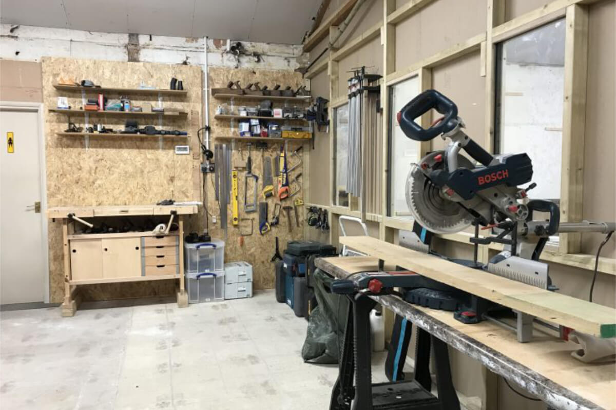 OP Woodcraft's New Workshop Blockley Cotswolds
