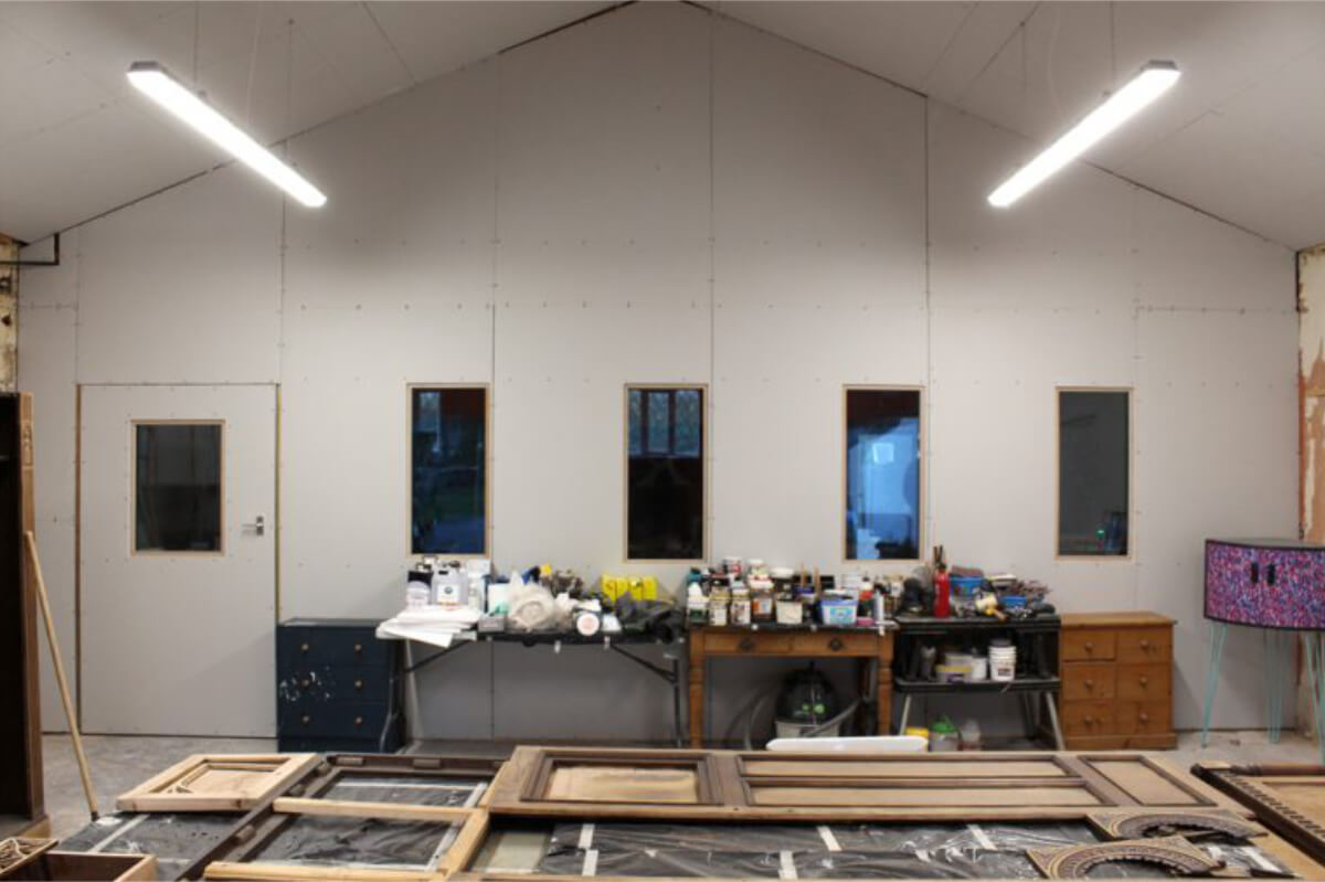 OP Woodcraft's New Workshop Blockley Cotswolds